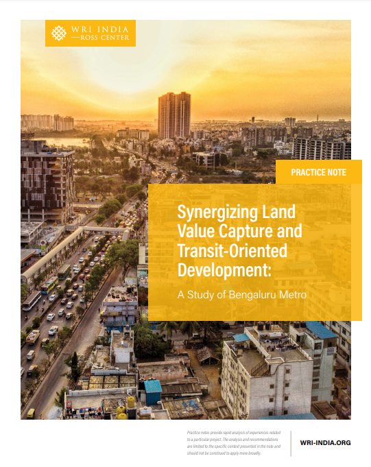 Synergizing Land Value Capture and Transit-Oriented Development: A Study of Bengaluru Metro